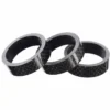 Brand-X Spacer 1-1/8" (3 X 10 Mm, Karbon) 1 Brand-X Spacer 1-1/8" (3 X 10 Mm, Karbon) -Cockpit butik Brand X Spacer Pack Carbon 3 x 10mm Headsets Black 2017 BRNDXSCRCRB310BLK