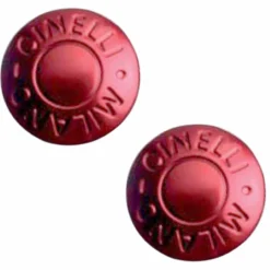 Cinelli - Milano Road Handlebar End Plugs -Cockpit butik Cinelli Milano Road Handlebar End Plugs Bar Ends Red CNA55R