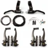 Clarks V-Brake Calipers + Levers Set 2 Clarks V-Brake Calipers + Levers Set -Cockpit butik Clarks V Brake Calipers Levers Set Brake Levers Black NotSet CLK 370 960 CH 5 0