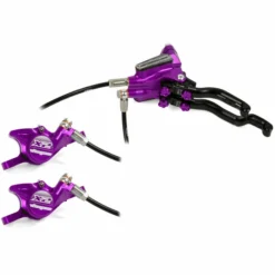 Hope Tech 3 X2 DUO Disc Brake-No Rotor 7 Hope Tech 3 X2 DUO Disc Brake-No Rotor -Cockpit butik Hope Tech 3 X2 DUO Disc Brake No Rotor Disc Brake Callipers Purple T3X2DPUL