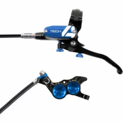 Hope Tech 4 V4 Brake - No Rotor -Cockpit butik Hope Tech 4 V4 Brake No Rotor Disc Brake Callipers Black Blue T4V4BL