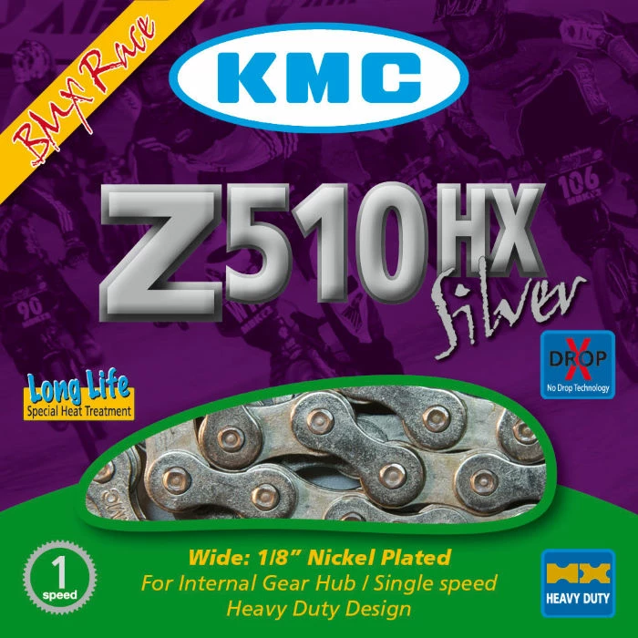 KMC Z510-HX Silver Kæde 3 KMC Z510-HX Silver Kæde