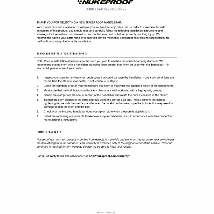 Nukeproof Horizon Riser-styr (kulfiber) 4 Nukeproof Horizon Riser-styr (kulfiber) - Billede 2