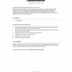 Nukeproof Horizon Race Håndtag -Cockpit butik NP Lock on Grip Instructions 2