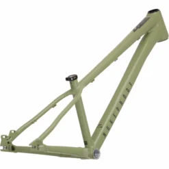 Nukeproof Solum Alloy Frame - Green / Black -Cockpit butik Nukeproof DSolum 260 Alloy Mountain Bike Frame 2022 Artichoke Green 03