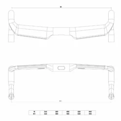 Prime Primavera Aero Carbon Handlebar -Cockpit butik Prime Primavera Aero Carbon Handlebar Aero Bars Black PPACH38B 9