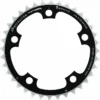 TA 110 PCD Zephyr Road Mellem Klinge (34-39T) 2 TA 110 PCD Zephyr Road Mellem Klinge (34-39T) -Cockpit butik TA 110 PCD Zephyr Middle Road Chainring 34 39T Chainrings Black TAG34BK