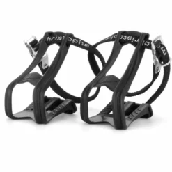 Zefal 43 + 515 XL Tå-clips (sæt) -Cockpit butik Zefal Toe Clips 43 515XL Set Pedal Spares Black 2017 ZTC415S 0