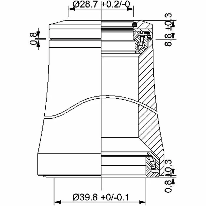 Deda In-5 Int Carbon Headset 4 Deda In-5 Int Carbon Headset - Billede 2